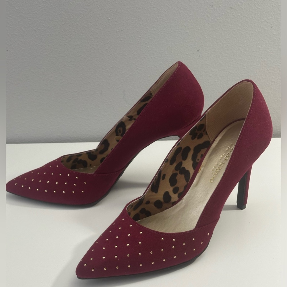Christian Siriano Shoes Wine-Colored Heels size 10
